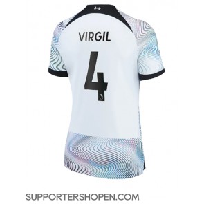 Liverpool Virgil van Dijk #4 Borta Matchtröja Dam 2022-23 Kortärmad